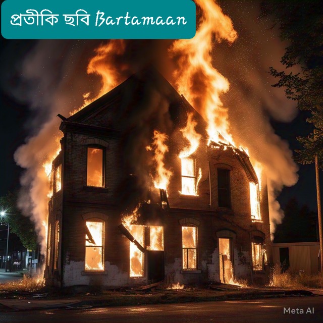 Fire incident at paturiaghata street godown