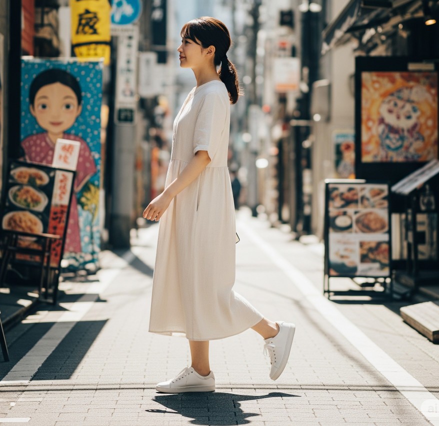 Style of japanese walking good and bad parts